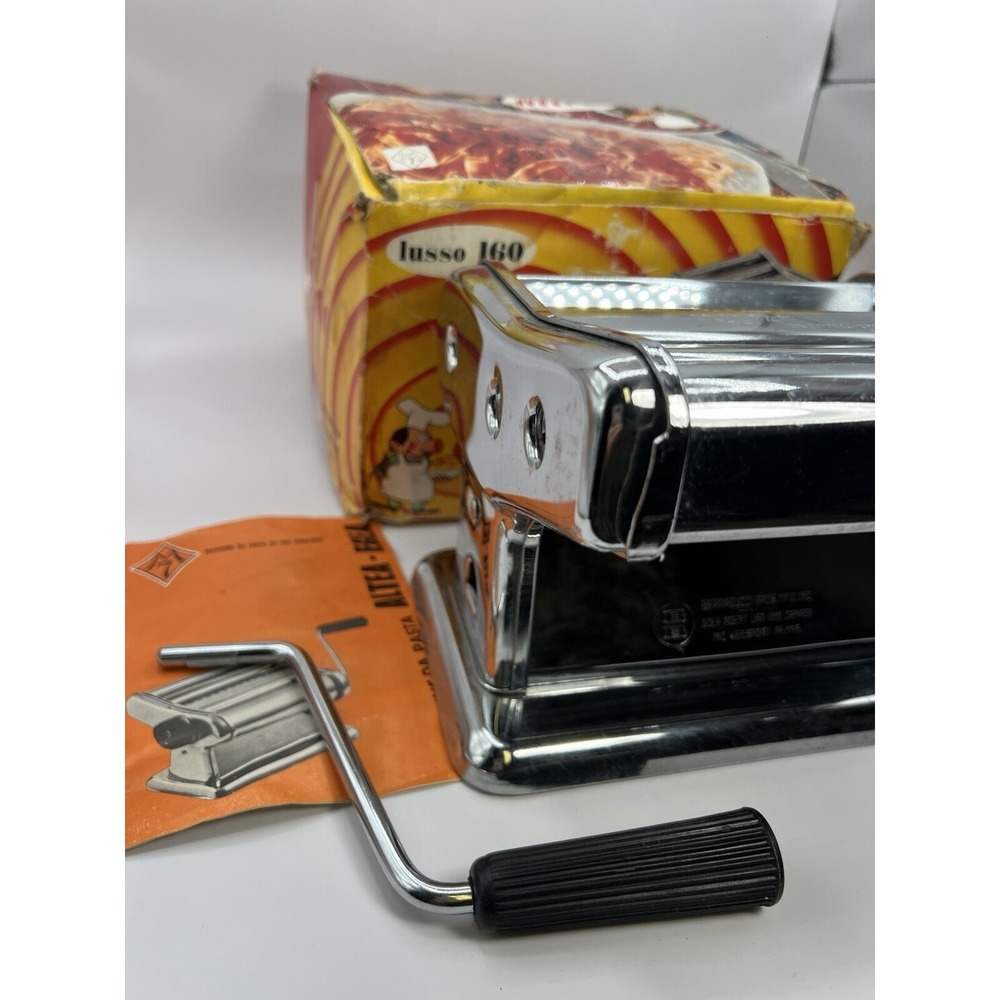 Altea Lusso 160 Homemade Pasta/Noodle Machine/Maker-La Nuova Altea-Made In Italy - Picture 2 of 16